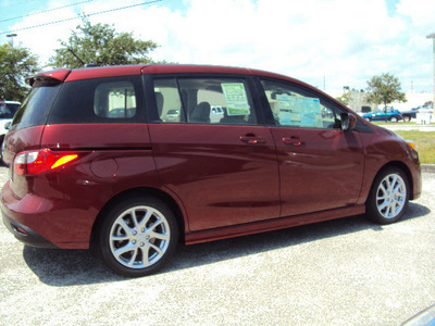 mazda mazda5 2012 dk  red wagon w sunroof w 3rd row seat gasoline 4 cylinders front wheel drive automatic 32901
