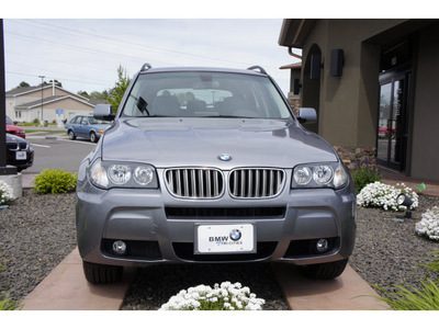 bmw x3 2008 gray suv 3 0si gasoline 6 cylinders all whee drive steptronic 99352