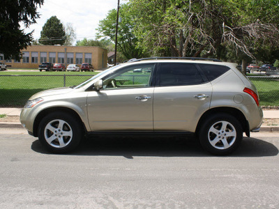 nissan murano 2005 tan suv sl gasoline 6 cylinders all whee drive automatic 80110