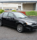 ford focus 2011 black sedan sport ses gasoline 4 cylinders front wheel drive automatic 19153