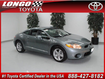 mitsubishi eclipse 2007 gray hatchback gs gasoline 4 cylinders front wheel drive automatic 91731