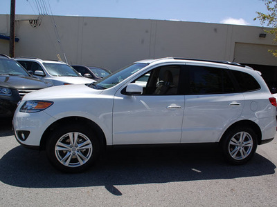 hyundai santa fe 2012 white suv limited gasoline 6 cylinders front wheel drive automatic 94010