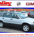 subaru forester 2004 silver suv 2 5 x gasoline 4 cylinders all whee drive automatic 55124