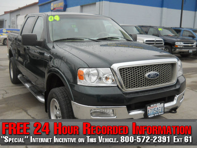 ford f 150 2004 green lariat gasoline 8 cylinders 4 wheel drive automatic 99212
