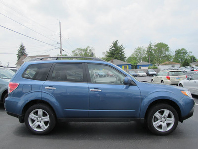 subaru forester 2010 blue suv 2 5x premium 4 cylinders manual 45324