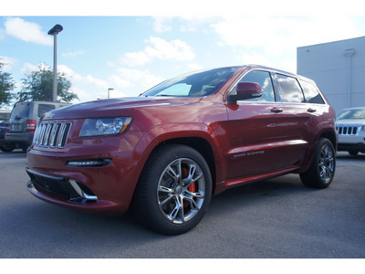 jeep grand cherokee 2012 red suv srt8 gasoline 8 cylinders 4 wheel drive automatic 33157