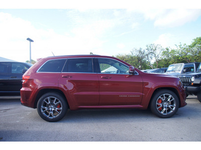 jeep grand cherokee 2012 red suv srt8 gasoline 8 cylinders 4 wheel drive automatic 33157