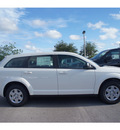 dodge journey 2012 white american value package gasoline 4 cylinders front wheel drive automatic 33157