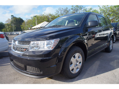 dodge journey 2012 black american value package gasoline 4 cylinders front wheel drive automatic 33157