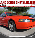 ford mustang 2002 red coupe gasoline 6 cylinders rear wheel drive automatic 33157