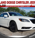 chrysler 200 2012 white sedan touring flex fuel 6 cylinders front wheel drive automatic 33157
