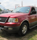 ford expedition 2004 red suv xlt gasoline 8 cylinders rear wheel drive automatic 77379