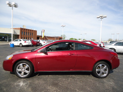 pontiac g6 2008 red coupe gt gasoline 6 cylinders front wheel drive automatic 60007
