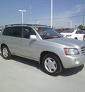toyota highlander 2007 silver suv limited gasoline 6 cylinders front wheel drive automatic 75503