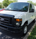 ford e series cargo 2012 white van e 150 flex fuel 8 cylinders rear wheel drive automatic 08753