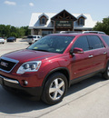 gmc acadia 2009 red suv slt gasoline 6 cylinders front wheel drive automatic 76087