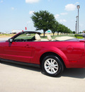 ford mustang 2007 dk  red gasoline 6 cylinders rear wheel drive automatic with overdrive 76018