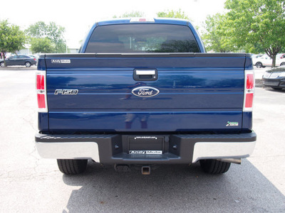 ford f 150 2010 dk  blue xlt flex fuel 8 cylinders 4 wheel drive automatic with overdrive 46168