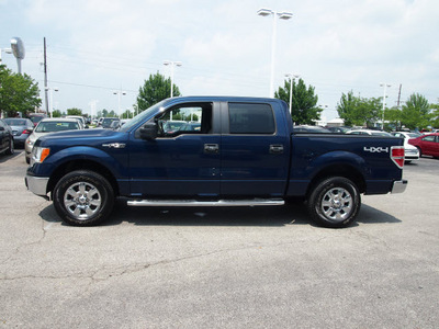 ford f 150 2010 dk  blue xlt flex fuel 8 cylinders 4 wheel drive automatic with overdrive 46168