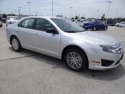 ford fusion 2012 silver sedan s gasoline 4 cylinders front wheel drive 6 speed automatic 77388