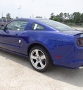 ford mustang 2013 blue coupe gasoline 8 cylinders rear wheel drive not specified 77388