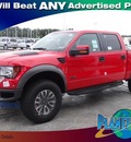 ford f 150 2012 red svt raptor gasoline 8 cylinders 4 wheel drive 6 speed automatic 77388