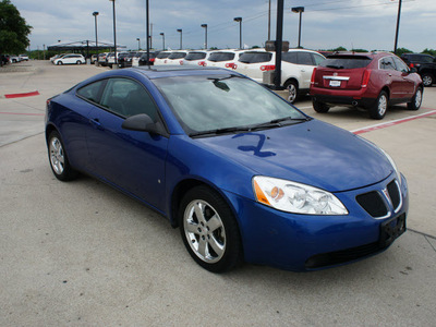 pontiac g6 2007 blue coupe gt gasoline 6 cylinders front wheel drive automatic 76087