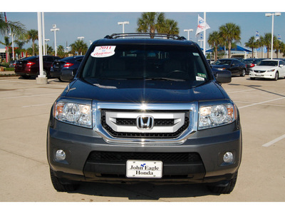 honda pilot 2011 dk  gray suv touring gasoline 6 cylinders front wheel drive automatic with overdrive 77065