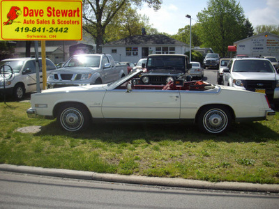 cadillac eldorado 1985 white biarritz gasoline v8 front wheel drive automatic 43560