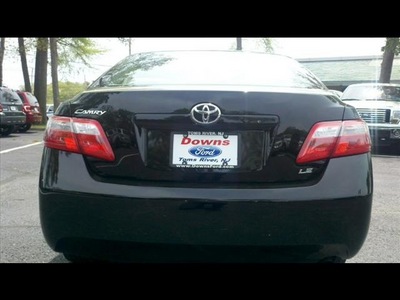 toyota camry 2009 black sedan le gasoline 4 cylinders front wheel drive automatic 08753