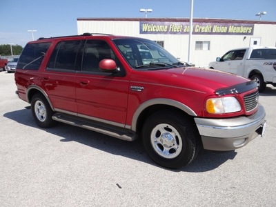 ford expedition 2001 dk  red suv eddie bauer gasoline 8 cylinders rear wheel drive automatic 77388