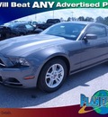 ford mustang 2013 gray coupe gasoline 6 cylinders rear wheel drive 6 speed automatic 77388