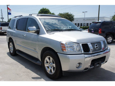 nissan armada 2007 silver suv le ffv flex fuel 8 cylinders rear wheel drive automatic 77090