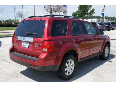 mazda tribute 2008 dk  red suv i sport gasoline 4 cylinders front wheel drive automatic 77090