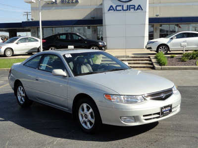 toyota camry 2001 silver coupe solara sle gasoline 6 cylinders dohc front wheel drive automatic with overdrive 60462