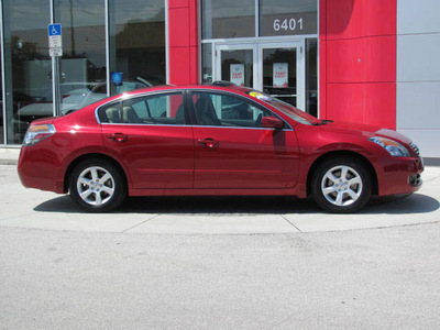 nissan altima 2009 red sedan sl gasoline 4 cylinders front wheel drive automatic 33884