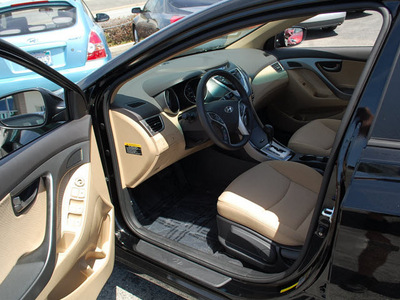 hyundai elantra 2012 black sedan gls gasoline 4 cylinders front wheel drive automatic 94010