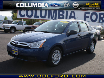 ford focus 2009 blue sedan se gasoline 4 cylinders front wheel drive automatic with overdrive 98632