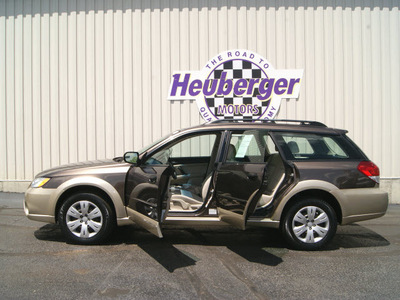 subaru outback 2008 brown wagon gasoline 4 cylinders all whee drive automatic 80905