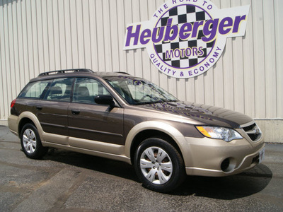 subaru outback 2008 brown wagon gasoline 4 cylinders all whee drive automatic 80905