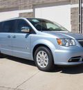 chrysler town and country 2012 lt  blue van touring l flex fuel 6 cylinders front wheel drive automatic 80301