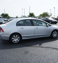 honda civic 2010 silver sedan lx gasoline 4 cylinders front wheel drive automatic 19153