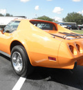 chevrolet corvette 1977 orange l82 v8 automatic 34474