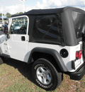 jeep wrangler 2006 white suv x gasoline 6 cylinders 4 wheel drive 6 speed manual 34474