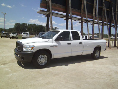dodge ram pickup 2500 2009 white pickup truck st gasoline 8 cylinders 2 wheel drive automatic 75503