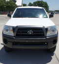 toyota tacoma 2008 white prerunner gasoline 4 cylinders 2 wheel drive 5 speed manual 76087