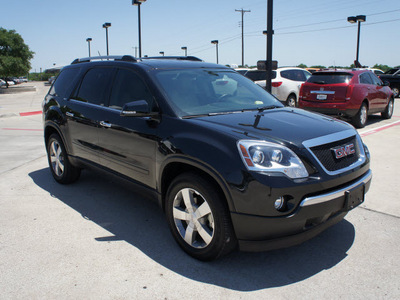 gmc acadia 2011 black suv slt gasoline 6 cylinders front wheel drive automatic 76087