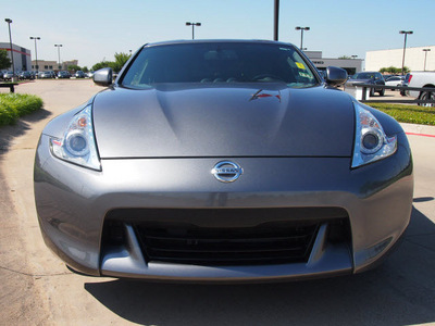 nissan 370z 2011 silver coupe gasoline 6 cylinders rear wheel drive 6 speed manual 76018