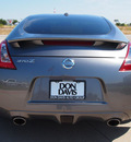 nissan 370z 2011 silver coupe gasoline 6 cylinders rear wheel drive 6 speed manual 76018