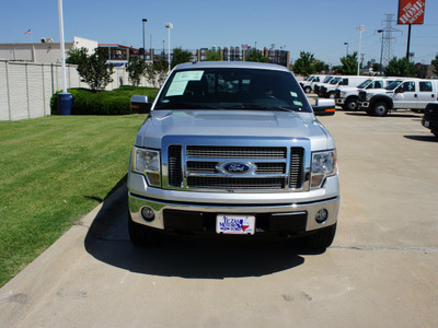 ford f 150 2010 silver lariat flex fuel 8 cylinders 4 wheel drive automatic 76108